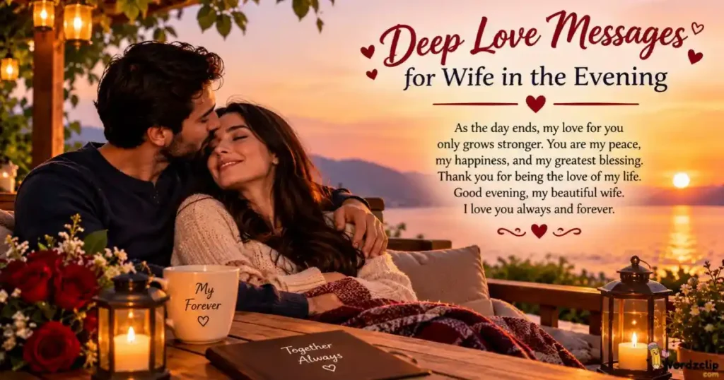 Deep Love Messages For Wife In The Evening