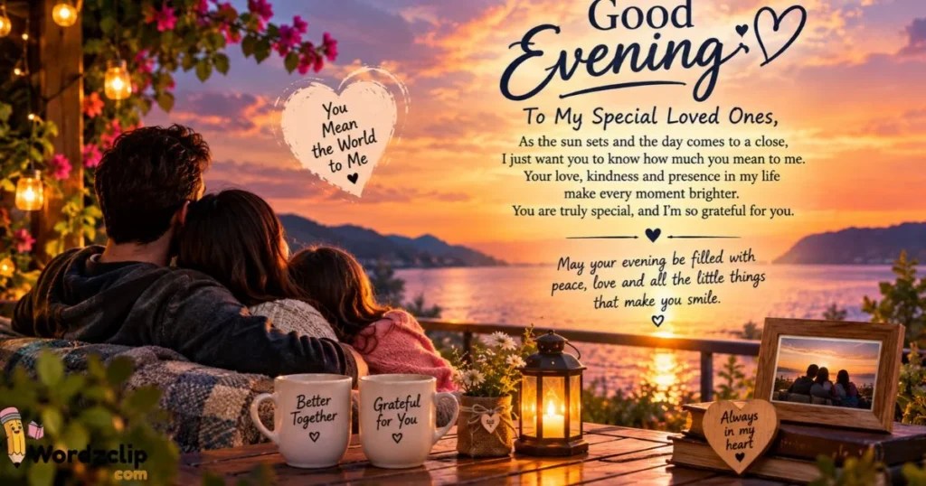 Emotional Good Evening Messages For Loved Ones