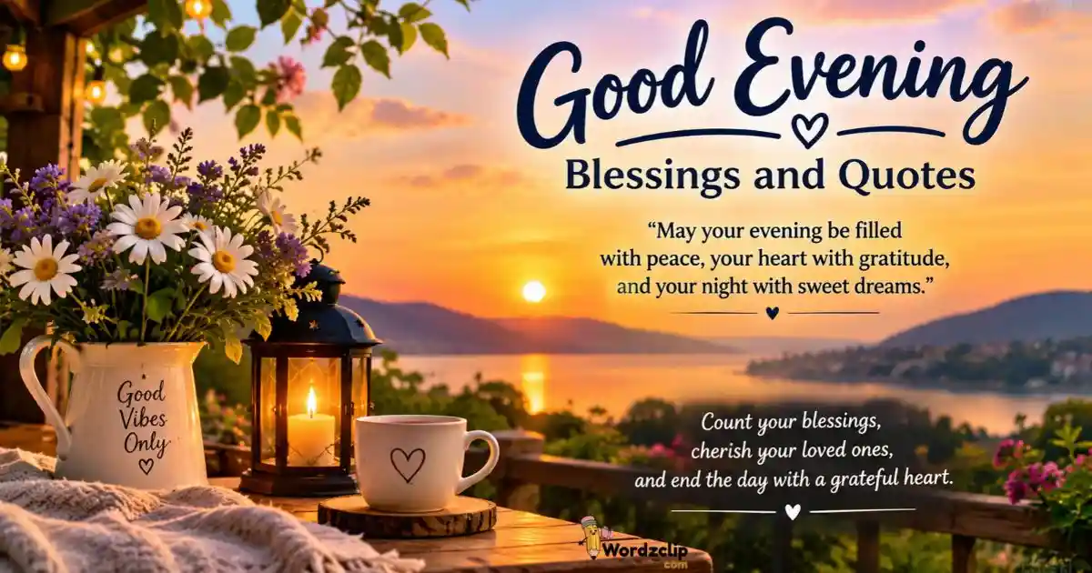 Good Evening Blessing And Quotes