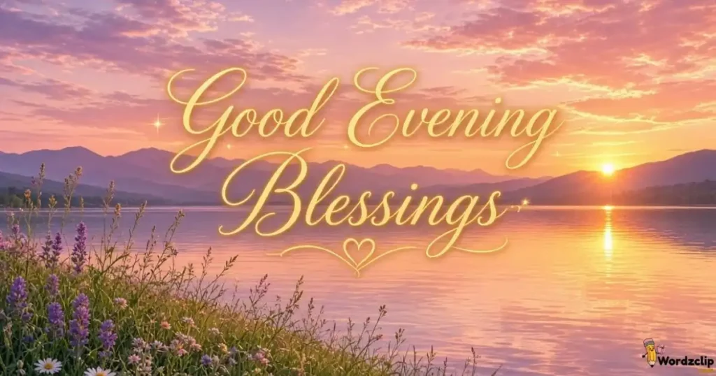Good Evening Blessings For Whatsapp