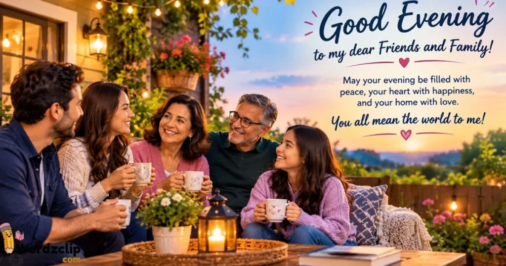 Good Evening Wishes For Friends And Family