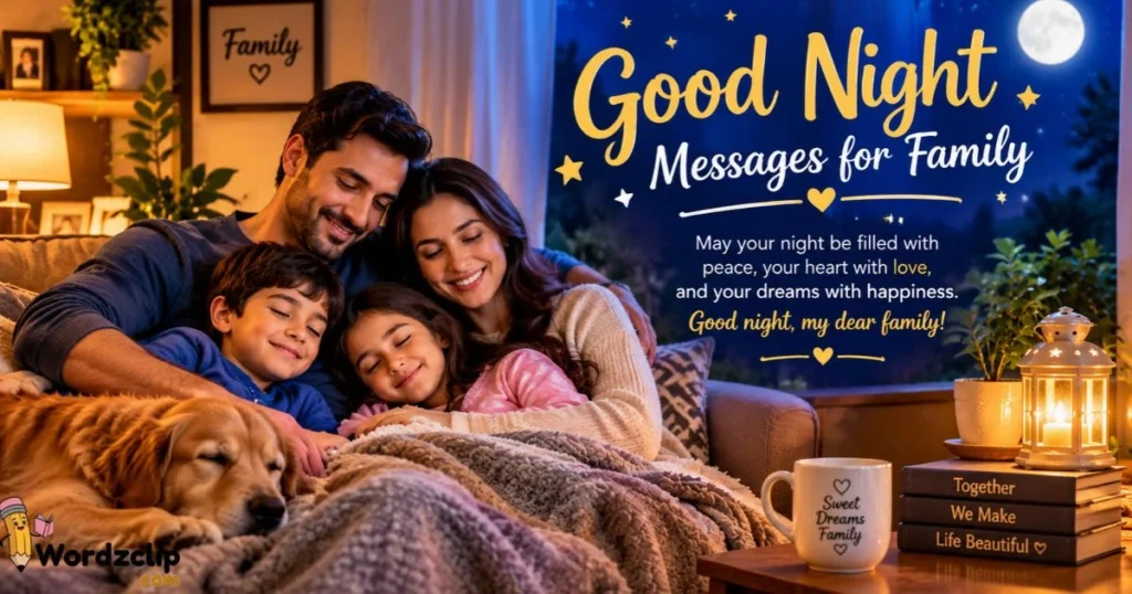 Good Night Messages For Family