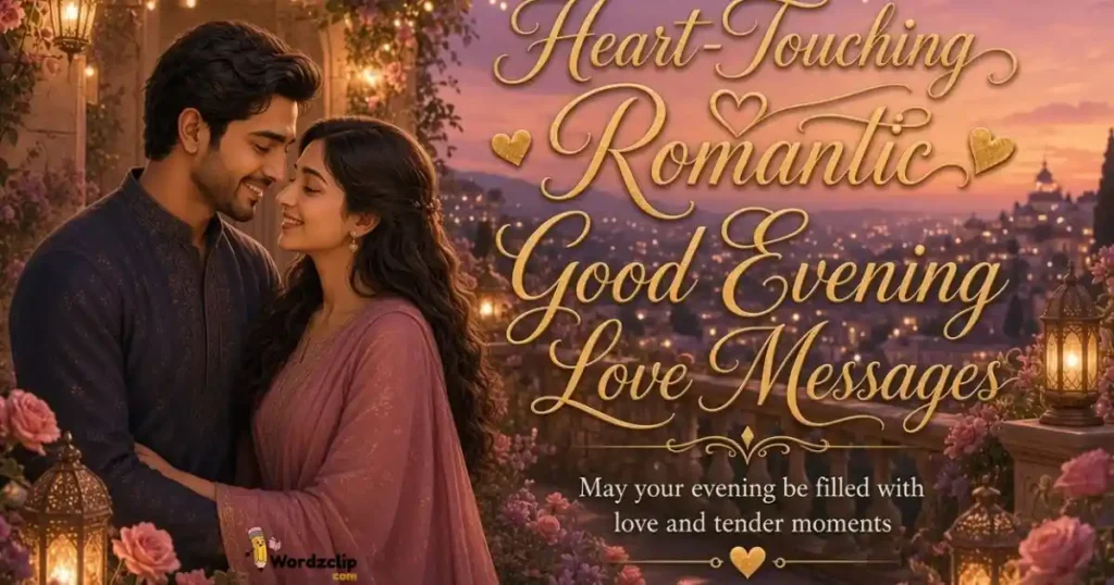 Heart Touching Romantic Good Evening Love Messages 1