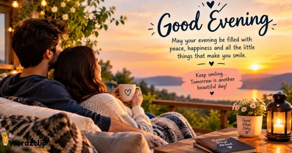 Sweet Good Evening Wishes To Make Someone Smile